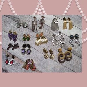 Lot of Clip-on Earrings